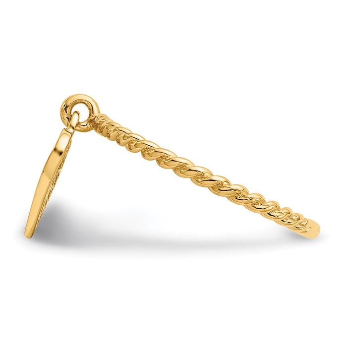 Buy Exclusive 14K Gold Heart Dangle Ring - Stylish & Affordable Jewelry-3