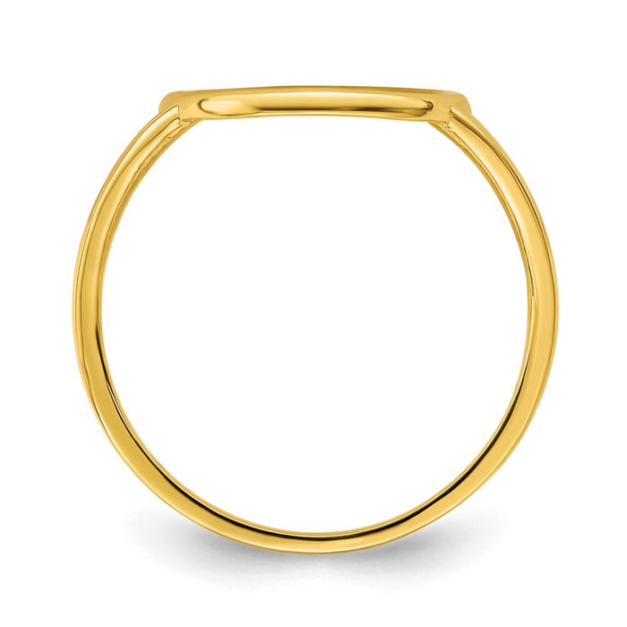 Shop Stylish 14K Polished Circle Ring with Tree of Life Design - Affordable Luxury-2