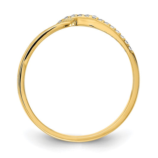 Buy Exclusive 14K Gold Polished Fancy Cubic Zirconia Ring - Affordable Luxury