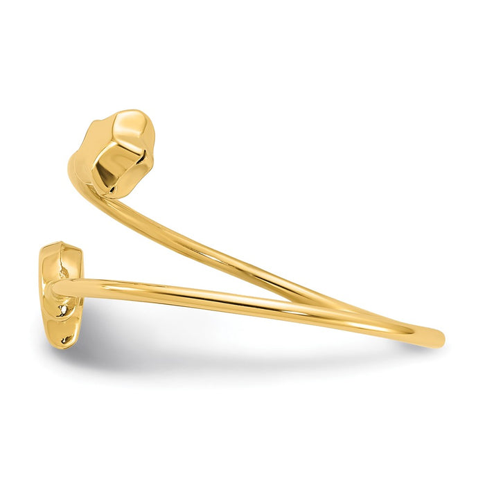 Shop Stylish 14K Gold Polished Adjustable Moon & Star Ring - Affordable Luxury!-3