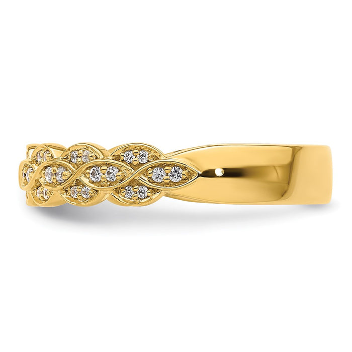 Buy Stylish 14K Gold Diamond Wedding Ring - Affordable Luxury, .85mm Design-3