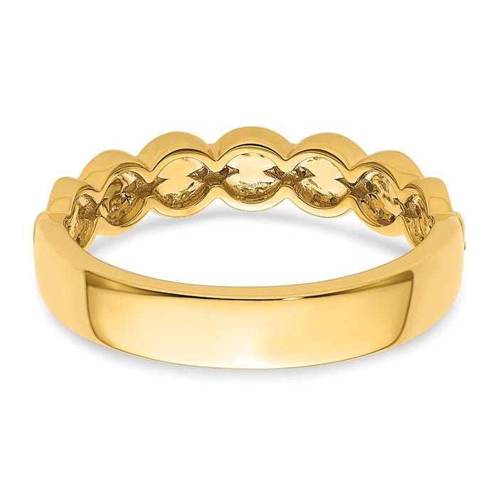 Buy Stylish 14K Gold Diamond Wedding Ring - Affordable Luxury, .85mm Design-5