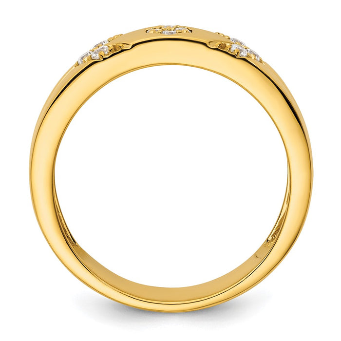 Buy Stylish 14K Gold Hexagon Diamond Women's Wedding Band Set - Luxury Design-2