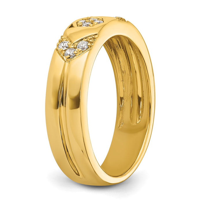 Buy Stylish 14K Gold Hexagon Diamond Women's Wedding Band Set - Luxury Design-6