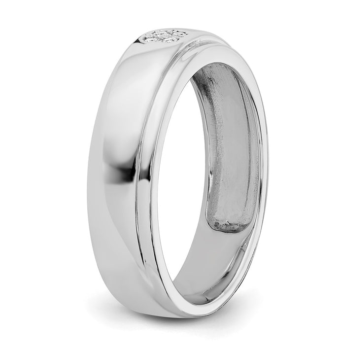 Exclusive 14K White Gold Women's Diamond Wedding Band Set - Stylish & Affordable-6