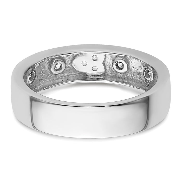 High-Quality 14K White Gold Women's Diamond Wedding Band Set | Affordable Luxury-5