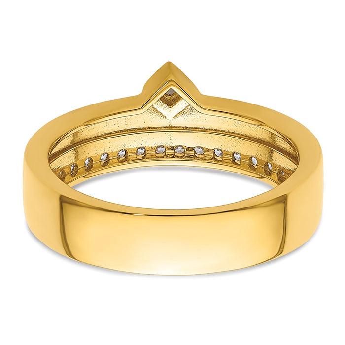 Buy Exclusive 14K Gold Women's Diamond Wedding Band Set - Stylish & Affordable-5