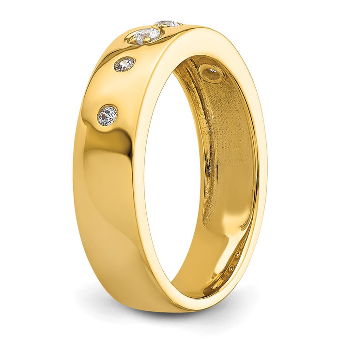 Buy 14K Gold Infinity Diamond Women's Wedding Band - Stylish & Affordable!-6