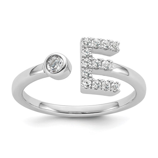 Buy Exclusive 14K White Gold Adjustable Ring with 1/5 Carat Lab-Grown Diamond