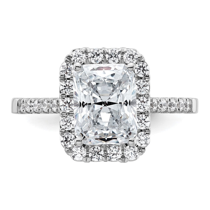 Buy 14K Lab-Grown Diamond Halo Engagement Ring 1.0ct, Stylish & Affordable-4