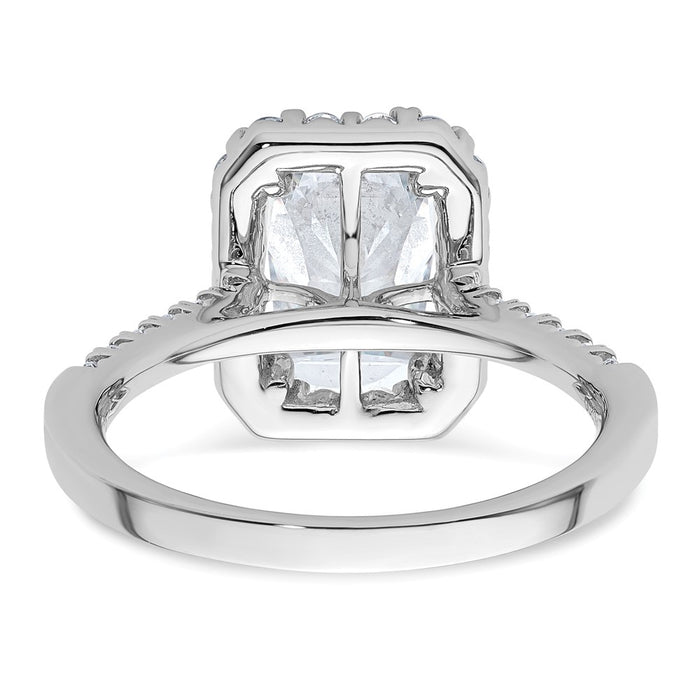 Buy 14K Lab-Grown Diamond Halo Engagement Ring 1.0ct, Stylish & Affordable-5
