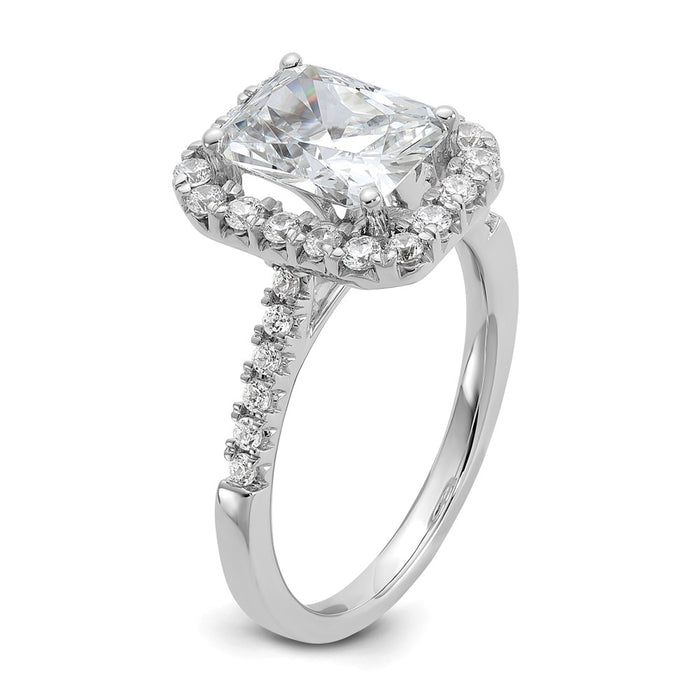 Buy 14K Lab-Grown Diamond Halo Engagement Ring 1.0ct, Stylish & Affordable-6