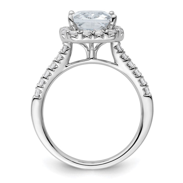 Buy Exclusive 14K Lab-Grown Diamond Radiant Halo Engagement Ring - Stylish & Affordable!-2