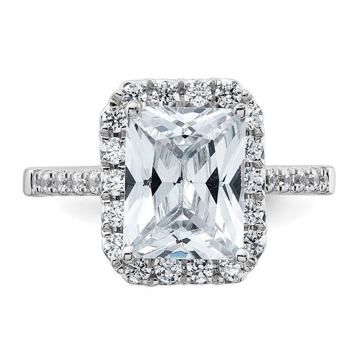 Buy Exclusive 14K Lab-Grown Diamond Radiant Halo Engagement Ring - Stylish & Affordable!-4
