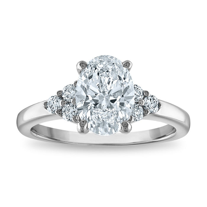 Buy Exclusive 14K Gold 2.05ct Oval Lab-Grown Diamond Ring | VS/SI Clarity-1