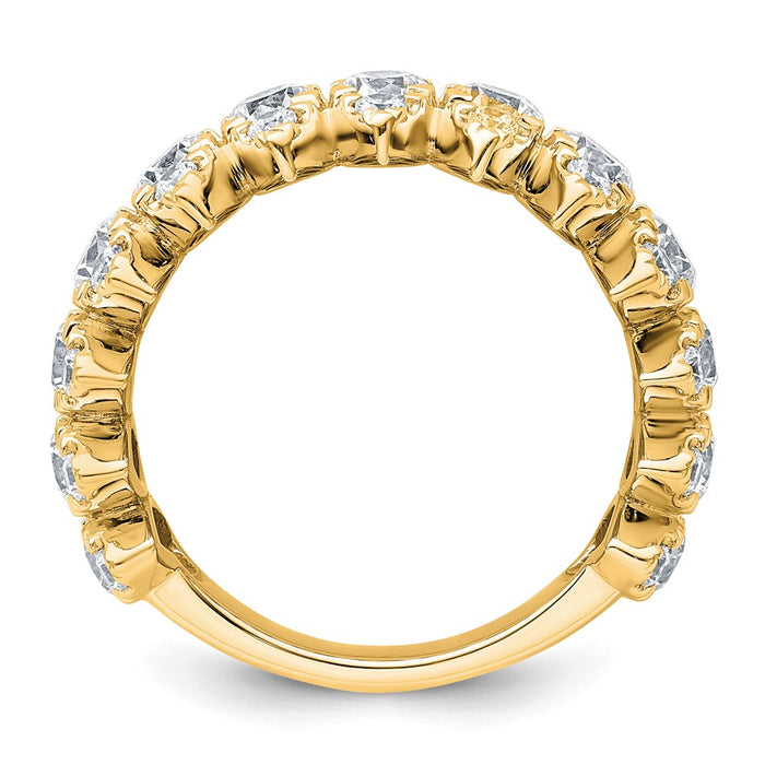 Buy Exclusive 14K Gold Band with 2.375 Carat VS Lab-Grown Diamonds - Luxury Value!-2