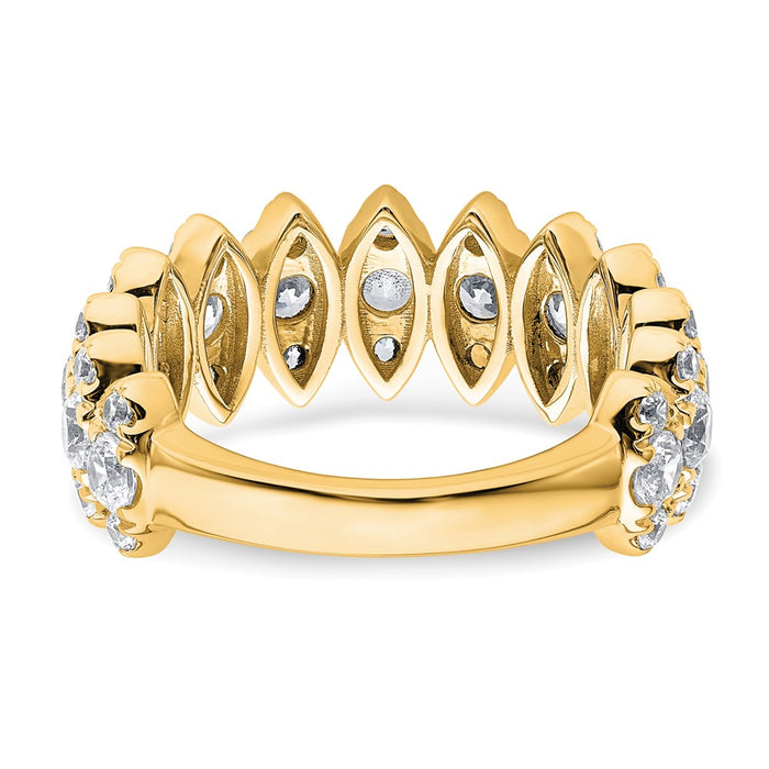 Buy Exclusive 14K Gold Band with 2.375 Carat VS Lab-Grown Diamonds - Luxury Value!-5