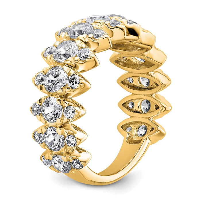 Buy Exclusive 14K Gold Band with 2.375 Carat VS Lab-Grown Diamonds - Luxury Value!-6