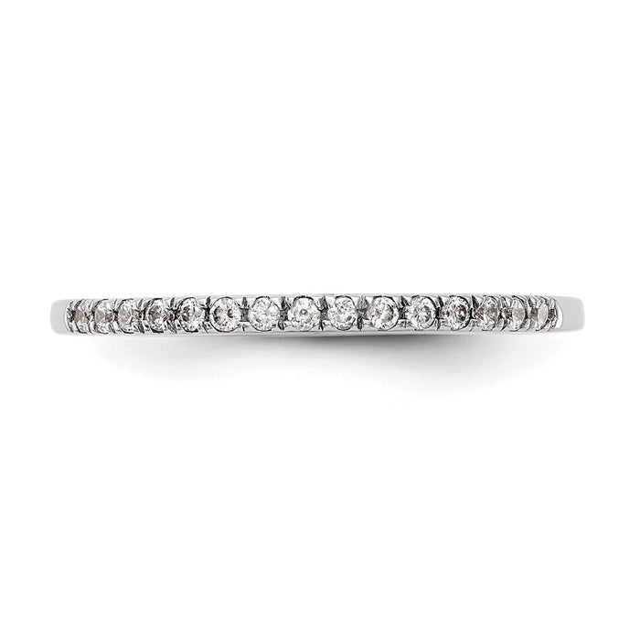 Exclusive 14K White Gold 1/6 Carat Diamond Eternity Band - Stylish Value!-4