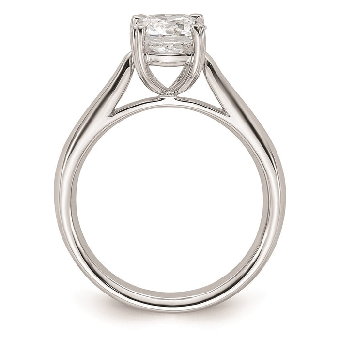 Buy Exclusive 14K White Gold 1.25 Carat Round Solitaire Engagement Ring-2