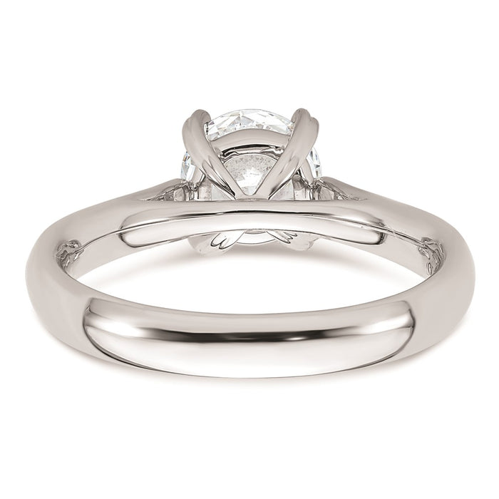 Buy Exclusive 14K White Gold 1.25 Carat Round Solitaire Engagement Ring-5