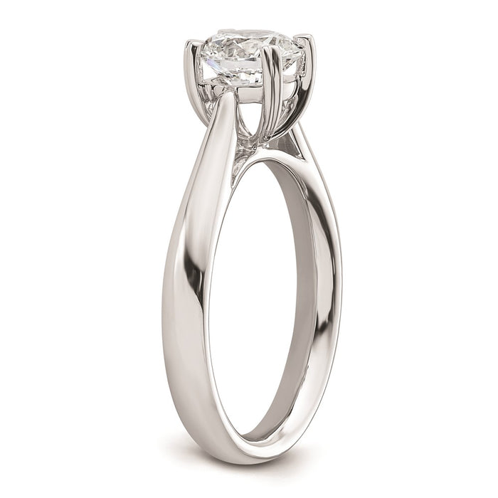 Buy Exclusive 14K White Gold 1.25 Carat Round Solitaire Engagement Ring-6