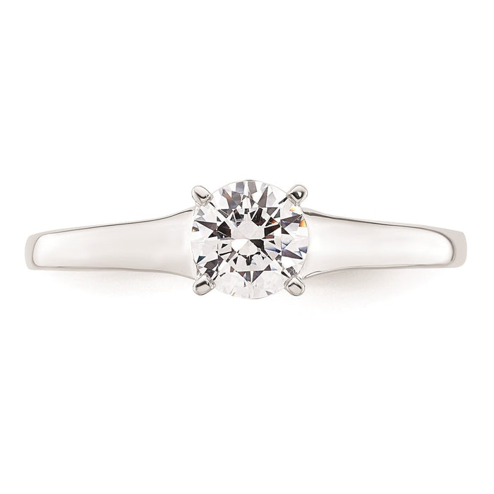 Buy Stylish 14K White Gold 1/2 Carat Solitaire Engagement Ring Setting 5.20mm-4