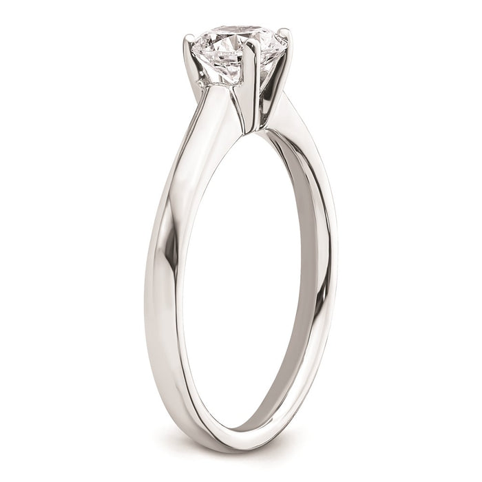 High-Quality 14K White Gold 3/4 Carat Solitaire Engagement Ring - Stylish Design-6