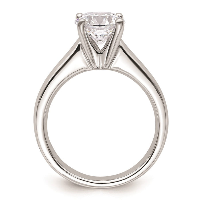 Buy Exclusive 14K White Gold 2-Carat Round Solitaire Engagement Ring Setting-2