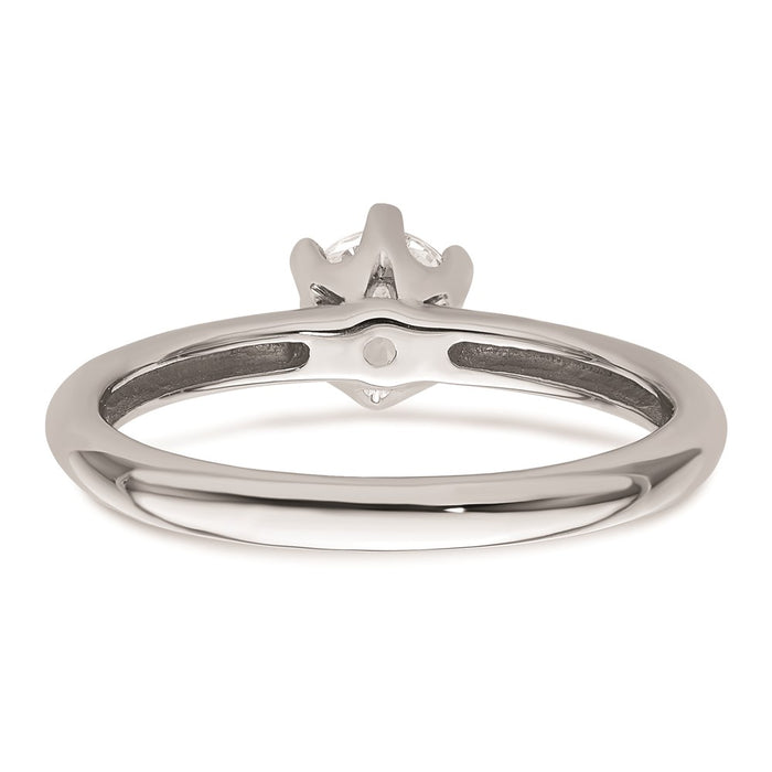 Buy Exclusive 14K White Gold 1/2 Carat Engagement Ring Setting - Stylish & Affordable!-5