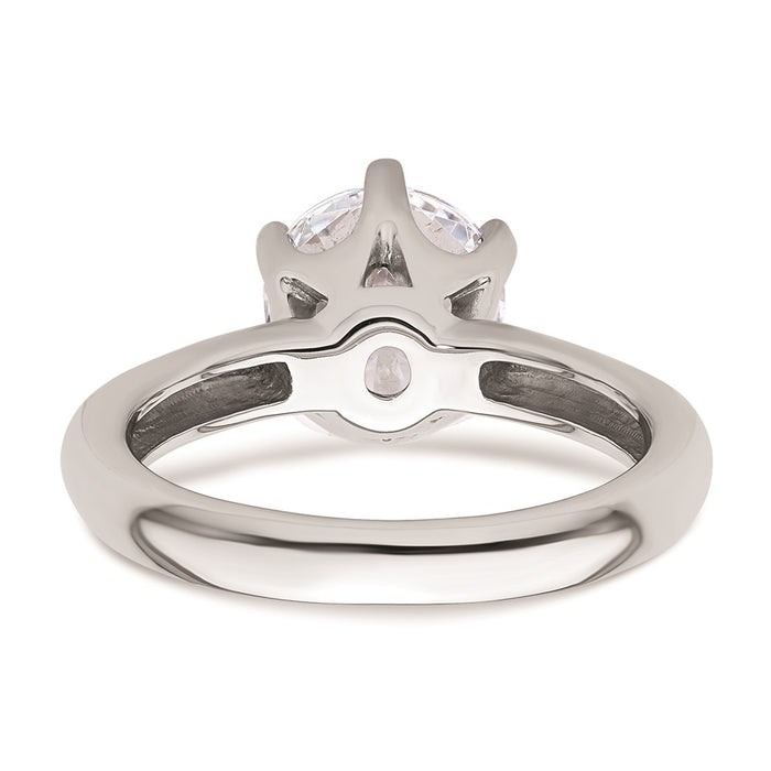 High-Quality 14K White Gold 2 Carat Solitaire Engagement Ring Setting - Stylish Value-5