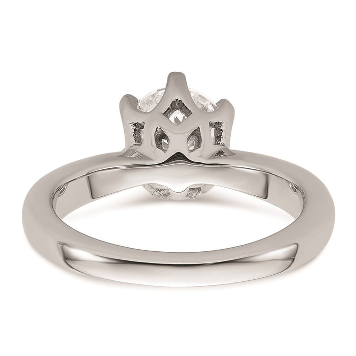 Buy Exclusive 14K White Gold 1.5 Carat Engagement Ring Setting, Stylish Design-5