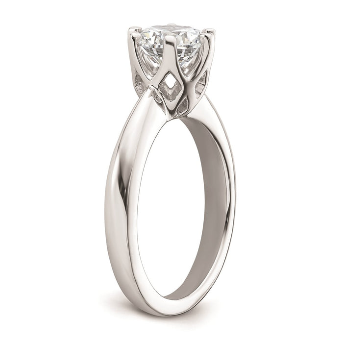 Buy Exclusive 14K White Gold 1.5 Carat Engagement Ring Setting, Stylish Design-6