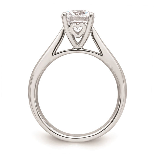 Buy 14K White Gold 1.5 Carat Heart-Shaped Solitaire Engagement Ring Setting