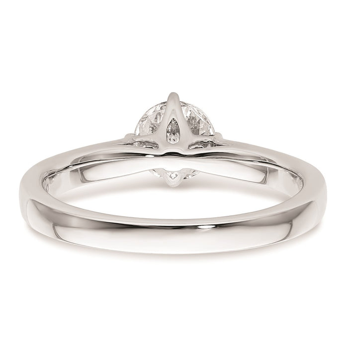 Buy Stylish 14K White Gold 3/4 Carat Engagement Ring Setting | 5.80mm Design-5
