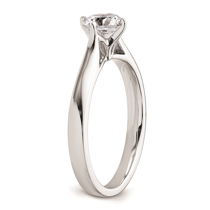 Buy Stylish 14K White Gold 3/4 Carat Engagement Ring Setting | 5.80mm Design-6