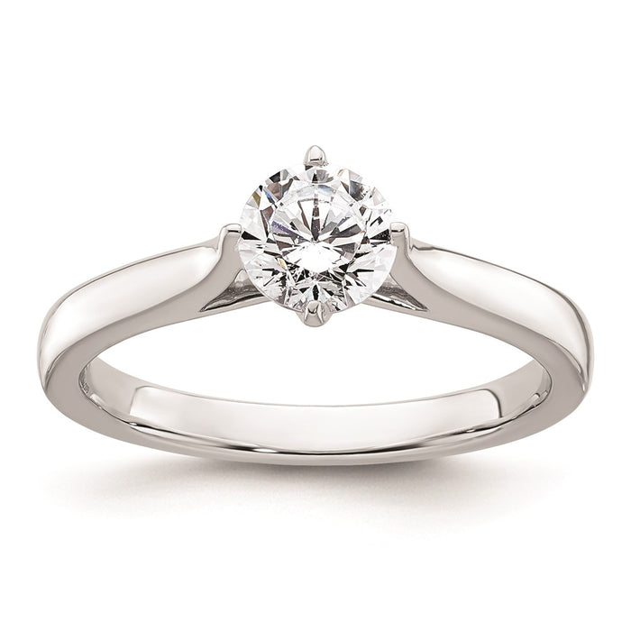 Buy Stylish 14K White Gold 3/4 Carat Engagement Ring Setting | 5.80mm Design-1