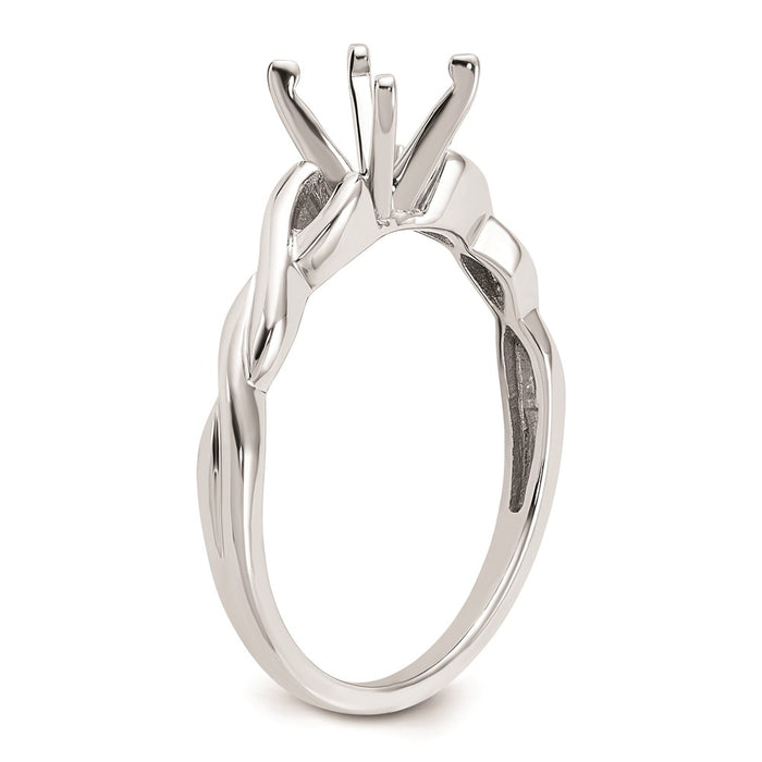 Buy Exclusive 14K White Gold 3/4 Carat Engagement Ring Setting - Stylish & Value!-6