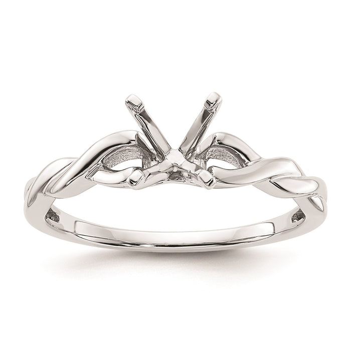 Buy Exclusive 14K White Gold 3/4 Carat Engagement Ring Setting - Stylish & Value!-7