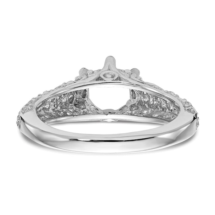 Exclusive 14K White Gold Vintage Solitaire Engagement Ring - 1 Carat Value-5