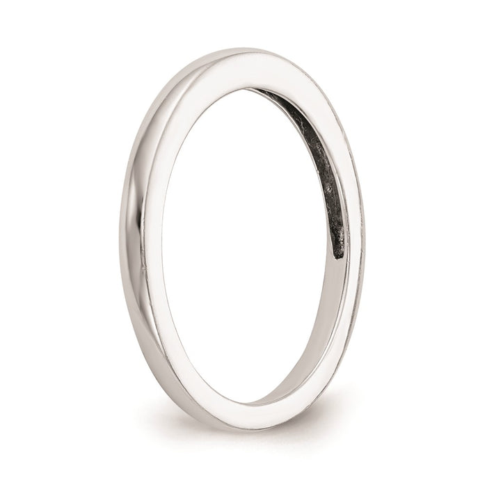 Buy Stylish 14K White Gold Wedding Ring - Sleek Polished Design, Affordable Price-6