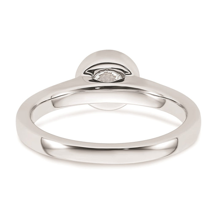 High-Quality 14K White Gold Engagement Ring Mounting - 3/4 Carat Value Deal-5