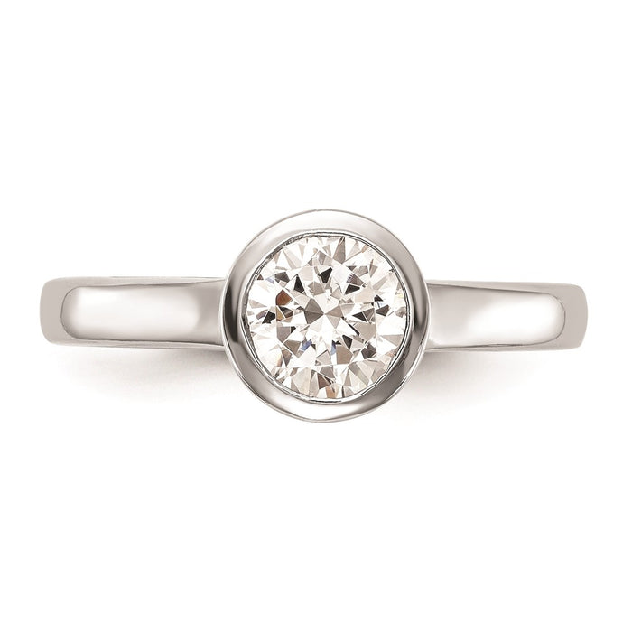 Buy Exclusive 14K White Gold 1 Carat Solitaire Engagement Ring - Stylish Design-4