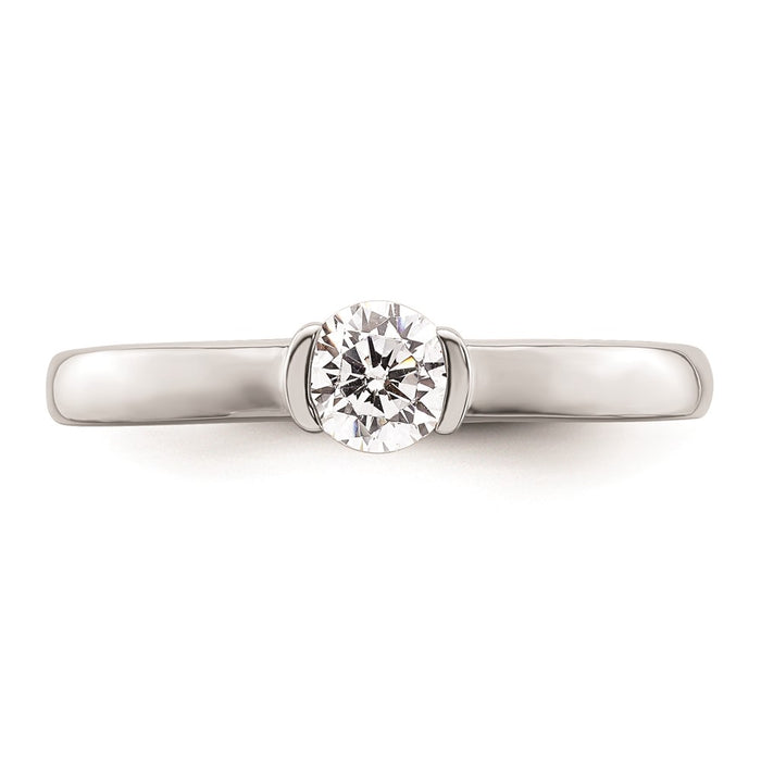 Order Stylish 14K White Gold 1/3 Carat Engagement Ring Setting (4.50mm)-4