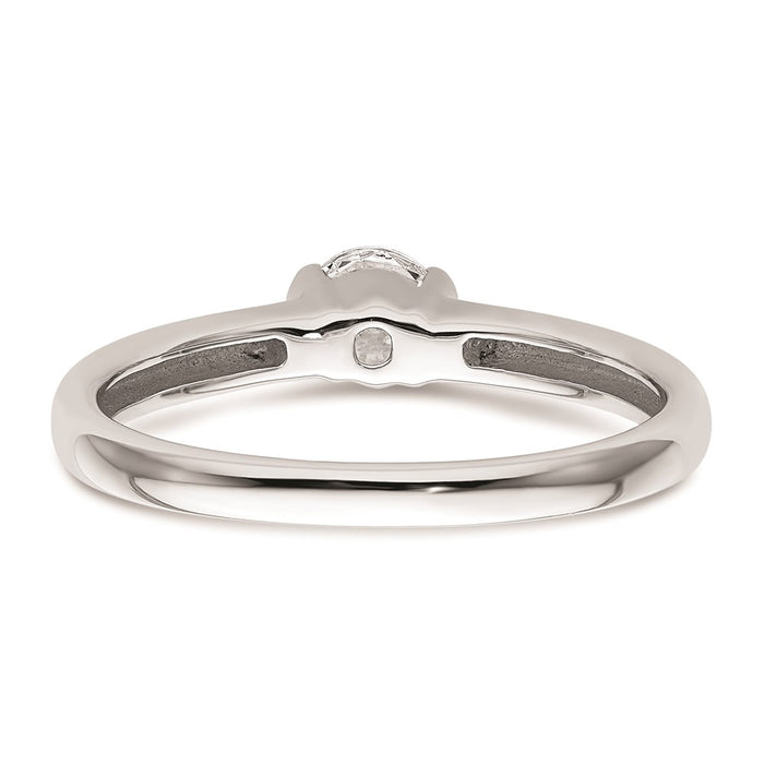 Order Stylish 14K White Gold 1/3 Carat Engagement Ring Setting (4.50mm)-5