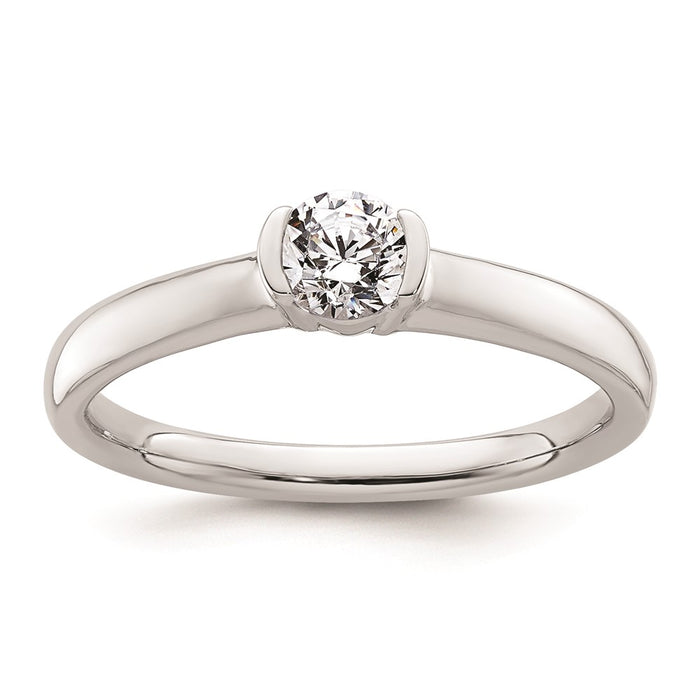 Order Stylish 14K White Gold 1/3 Carat Engagement Ring Setting (4.50mm)-1
