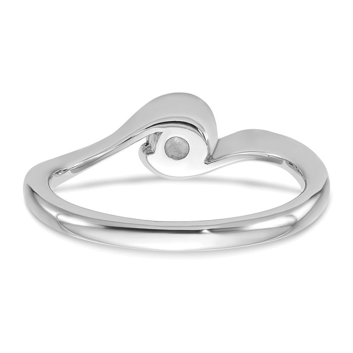 High-Quality 14K White Gold 1/3 Carat Engagement Ring Setting - Stylish & Affordable!-5