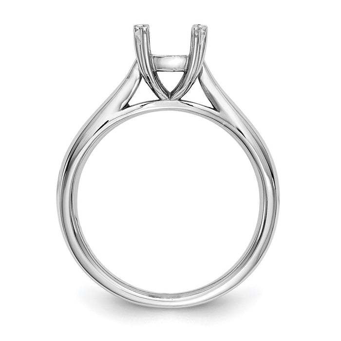 High-Quality 14K White Gold 3/4 Carat Cushion-Cut Engagement Ring - Stylish Design-2