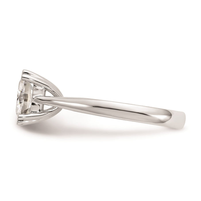 Buy Exclusive 14K White Gold Cushion-Cut Engagement Ring Setting, 2.5 Ct-3