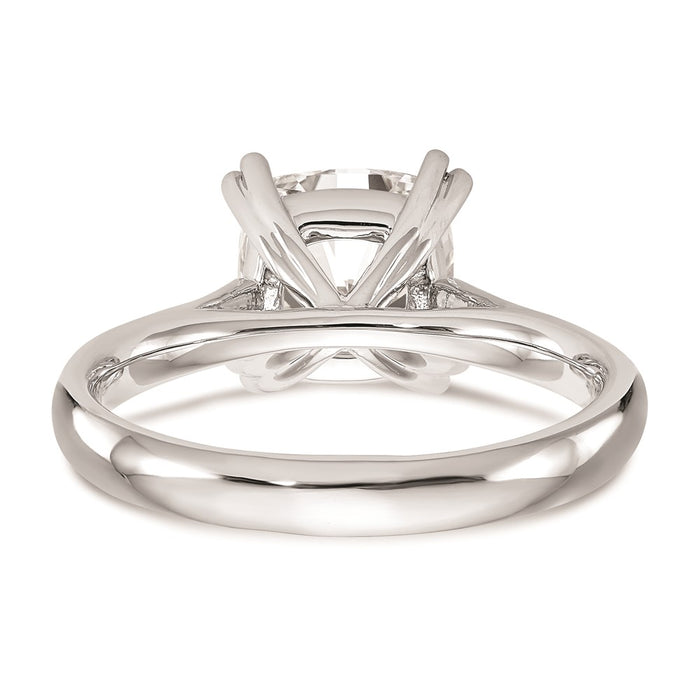 Buy Exclusive 14K White Gold Cushion-Cut Engagement Ring Setting, 2.5 Ct-5